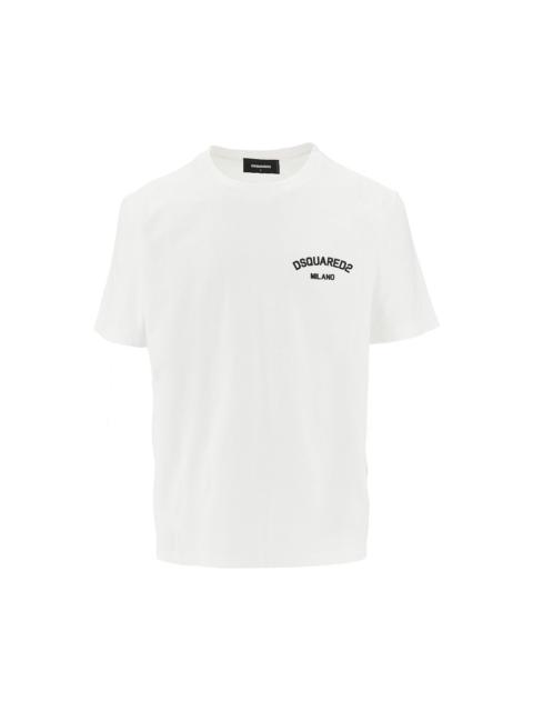 DSQUARED2 RUBBERIZED LOGO T-SHIRT