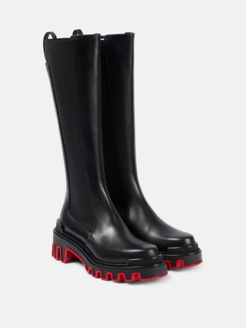Christian Louboutin Marchacroche Dune leather knee-high boots