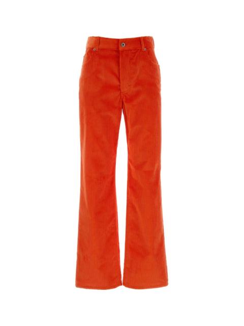 Loewe Loewe Women Orange Corduroy Pant