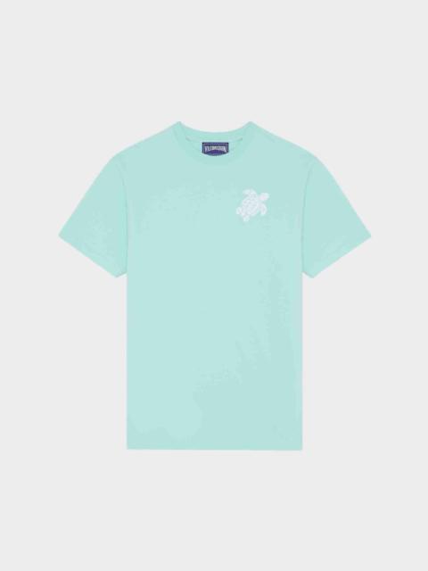 Vilebrequin MEN ORGANIC COTTON T-SHIRT BIG TURTLE EMBROIDERY