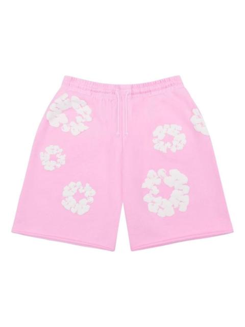 DENIM TEARS Denim Tears The Cotton Wreath Sweat Shorts 'Powder Pink' FW24BRS0011