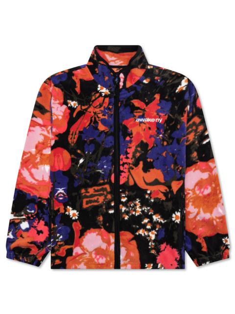AWAKE NY FLEECE FLORAL JACKET - MULTI