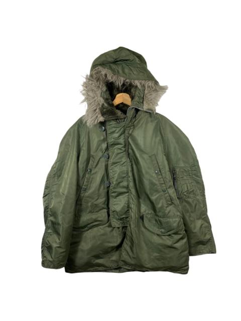 Other Designers Vintage - Vintage Alpha industries N3B Jacket M Size Green Colour
