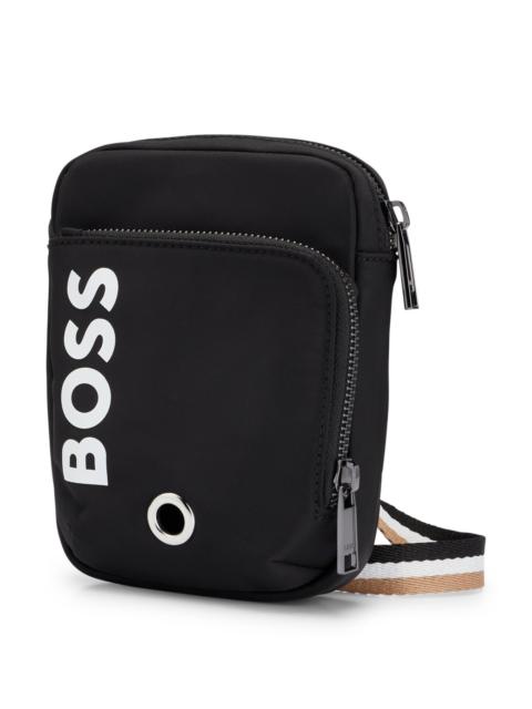 BOSS CROSSBODY DOG-WALK BAG WITH CONTRAST LOGO