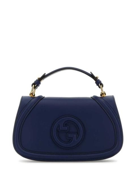 GUCCI Gucci Women Blue Leather Gucci Blondie Handbag