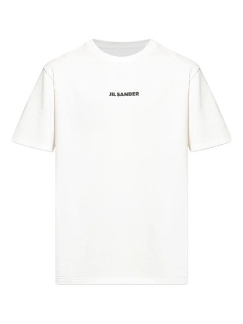 Jil Sander Jil Sander Men Crewneck Short Sleeves Logo T-Shirt