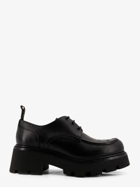 CELINE Celine Triomphe Derbies Leather Lace-Up Shoes