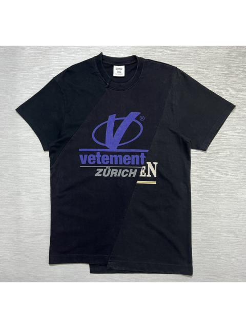 VETEMENTS Vetements - Zurich Reconstructed Cut Up T-Shirt