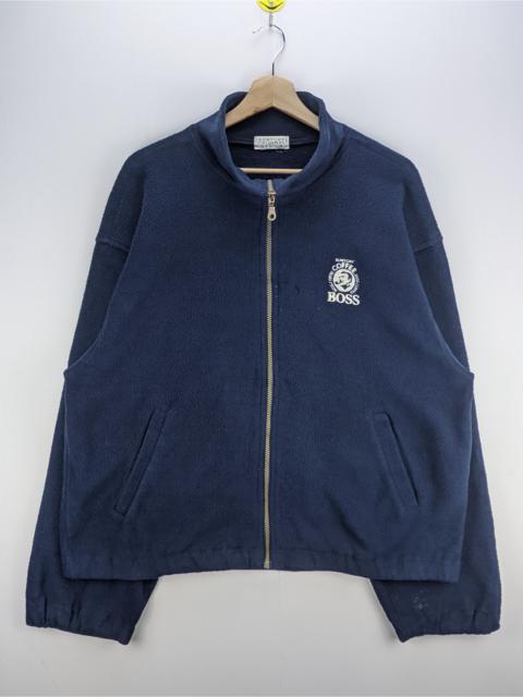 Other Designers Vintage - Steals🔥Fleece Jacket Zip Up by Suntory Boss Coffee