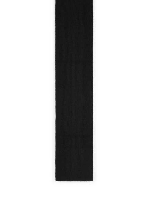Dries Van Noten Dries Van Noten 'Moyson' Black Alpaca Blend Scarf Men