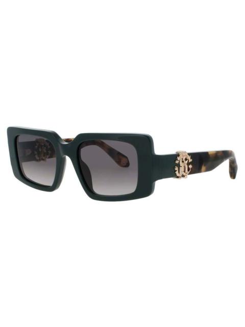 Roberto Cavalli Roberto Cavalli Ladies Grey Rectangular Sunglasses RCSRC039M0D80