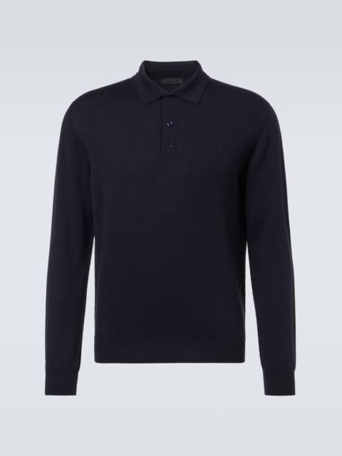 SAMAN AMEL Allen wool polo sweater