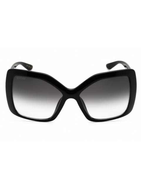 GUCCI Gucci Grey Oversized Ladies Sunglasses GG2015S 001 59