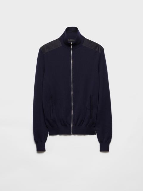 Prada Cashmere zipper cardigan