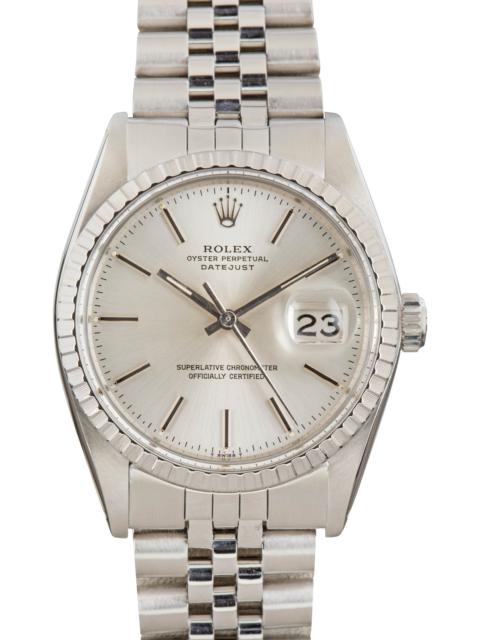 Pre-Owned Rolex Datejust 16030 Silver Index Dial