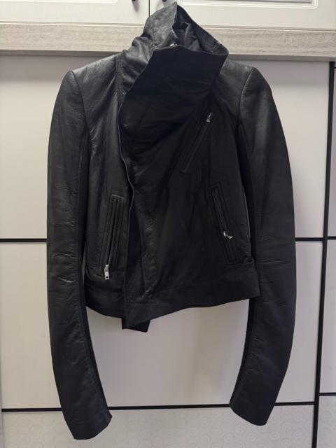 Rick Owens Rick Owens Sheepskin Leather Biker Jacket