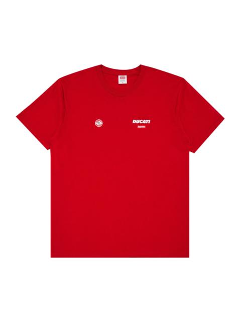 Supreme Supreme x Ducati Logos Tee 'Red'