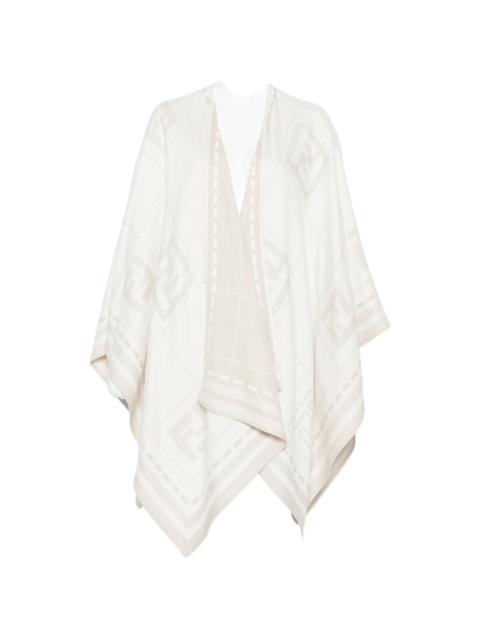 FENDI Fendi Geometric-patterned Cape