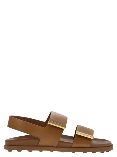 Tod's Women Sandal With Two Leather Straps