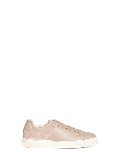 FERRAGAMO Ferragamo Men Leather And Suede Clayton Low-Top Sneakers