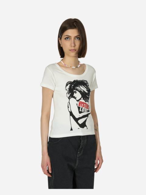 Hysteric Glamour Hysteric Love T-Shirt Dirty White