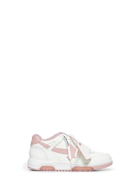 Off-White Off White Women White And Pink Out Of Office Sneakers