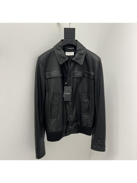 SAINT LAURENT Saint Laurent Leather Jacket in Small
