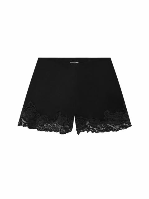 A.L.C. Pipa Satin and Lace Short