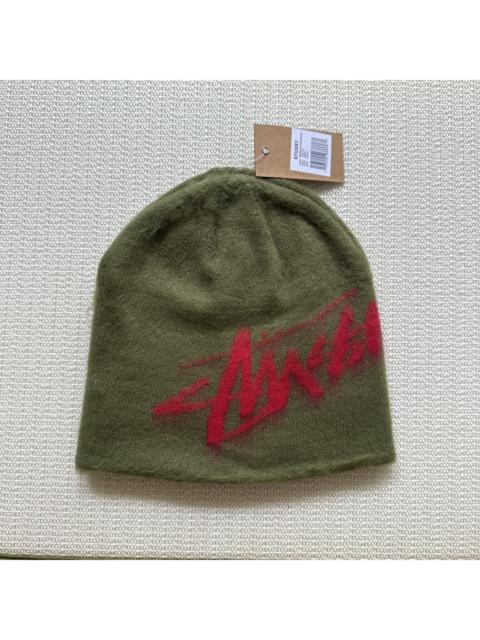 Stüssy Stussy Brushed Out Stock Skull Cap Beanie Hat / Army