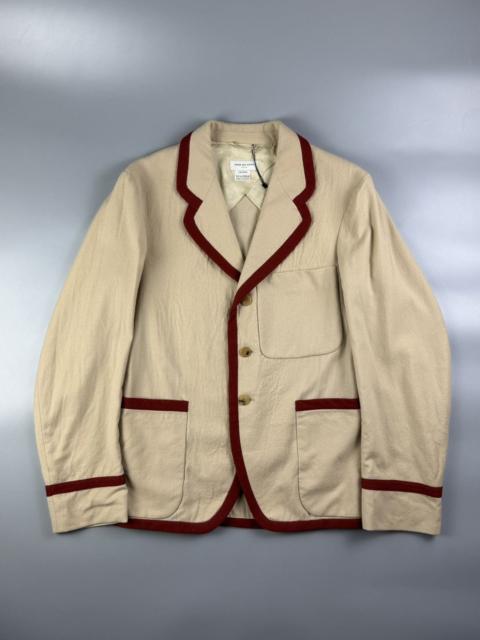 Dries Van Noten Dries Van Noten - Red Trim Wool Blazer Jacket