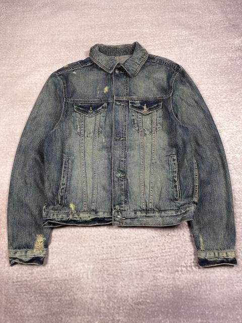 Other Designers Vintage - Archive LGB IfSixWasNine Style Distressed Denim Jacket