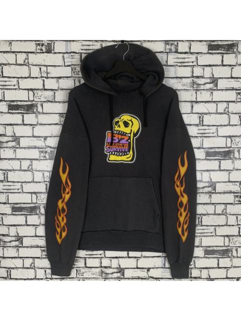 Other Designers Designer × Japanese Brand × Vintage - Vintage Bz Live Gym 1998 Survive Hoodie Sweatshirt