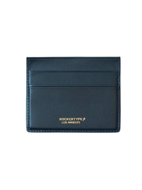 Rockertype Luxury Cardholder Italian Leather Black