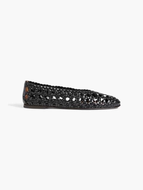 Giuseppe Zanotti Amanda 05 woven leather ballet flats