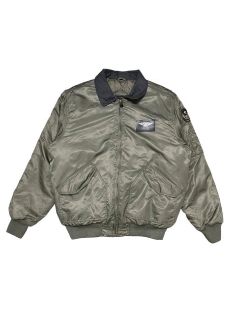 Other Designers Japanese Brand - Vintage Wevic US Air Force Army Heavy Flying Jacket