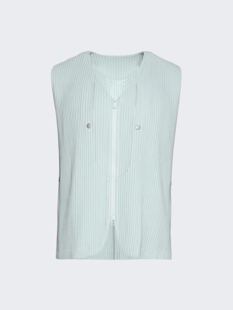 ISSEY MIYAKE Quarry Vest Sericite Blue