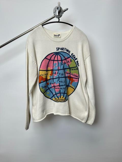 ISSEY MIYAKE Issey Miyake Vintage Embroidered Boxy Sweater