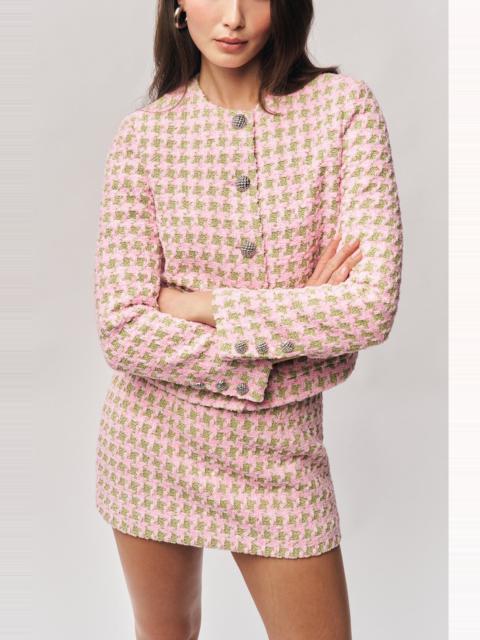 GUIZIO Guizio Wren Jacket in Pink at Nordstrom