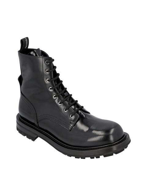 Alexander McQueen Alexander McQueen Worker Leather Boot