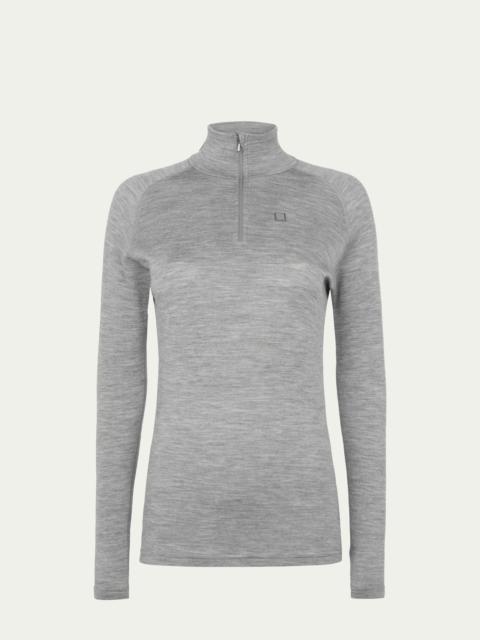 66°NORTH Básar Merino wool zipneck