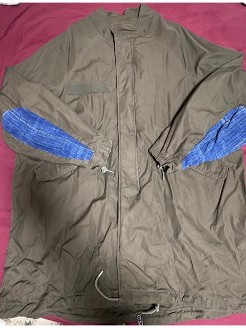 visvim Visvim Six-Five Antique Fabric Teardrop Sleeve Muddy Trench Coat