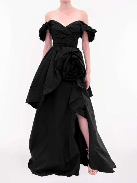 Marchesa ABSTRACT TAFFETA BALLGOWN