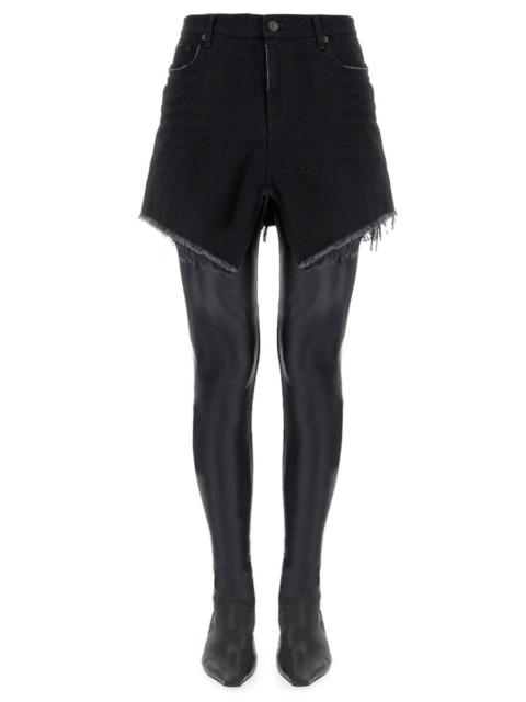 BALENCIAGA Balenciaga Women Mini Cut-Up Skirt
