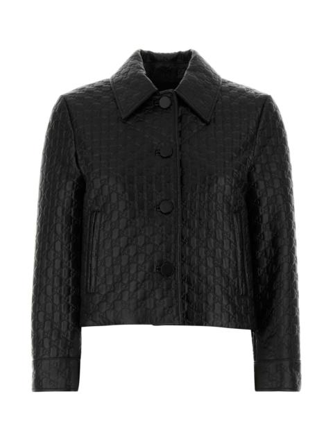 GUCCI Gucci Women Black Leather Jacket