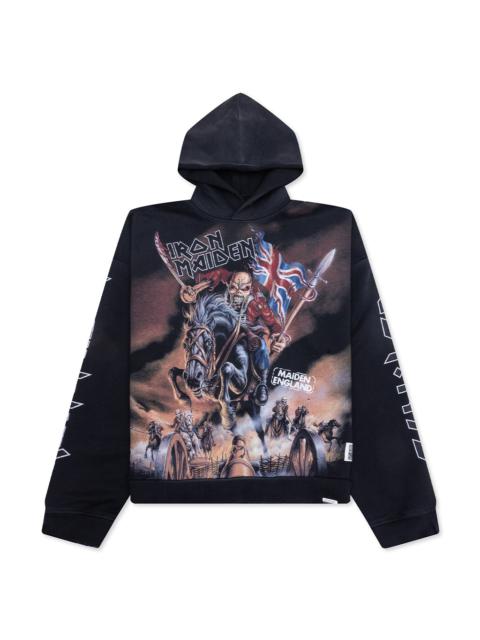 REPRESENT IRON MAIDEN STEED HOODIE - STAINED BLACK