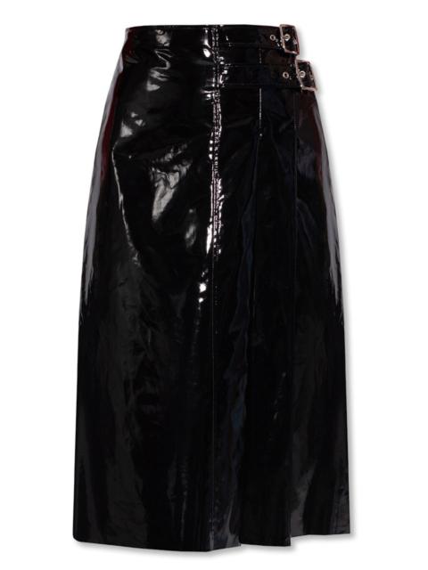 GUCCI High-waisted Vinyl Skirt