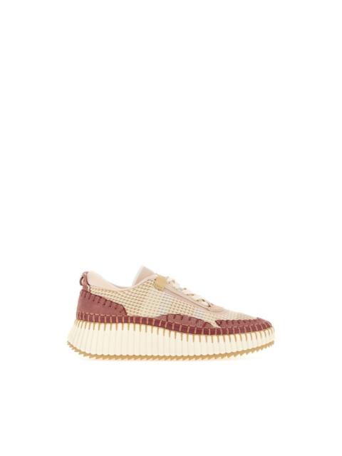 Chloé Chloe Nama Pink Sneakers New & Authentic (Women's size:8;)