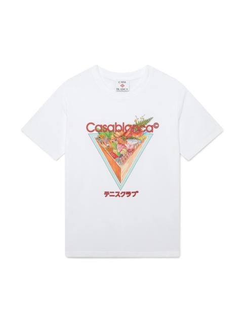 CASABLANCA Tennis Club Icon Short Sleeve T-Shirt | Casablanca Paris
