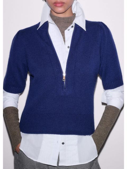 ME+EM Pouf Sleeve Knit Tee