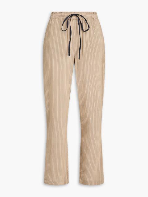 Victoria Beckham Striped woven straight-leg pants